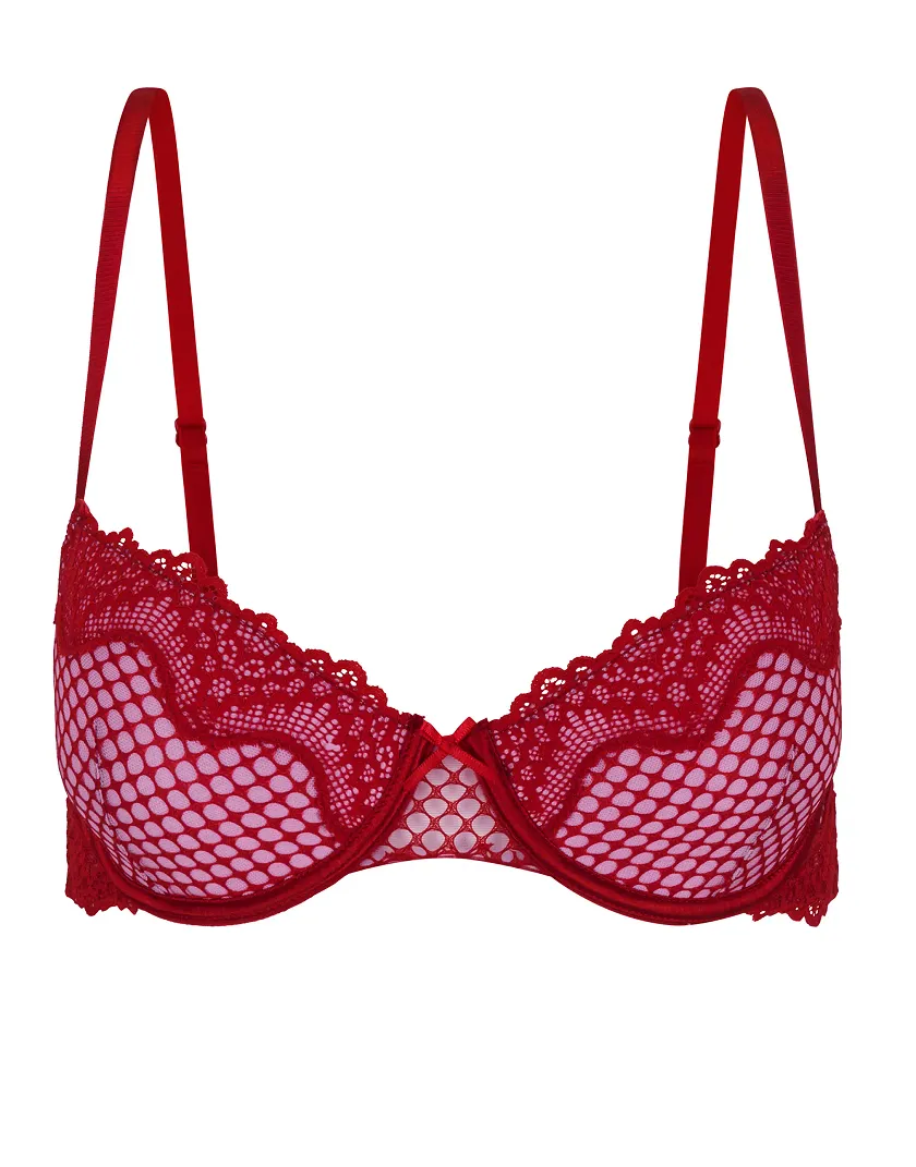 Rubie Dark Red 2 Push Up bra bundle Still 3