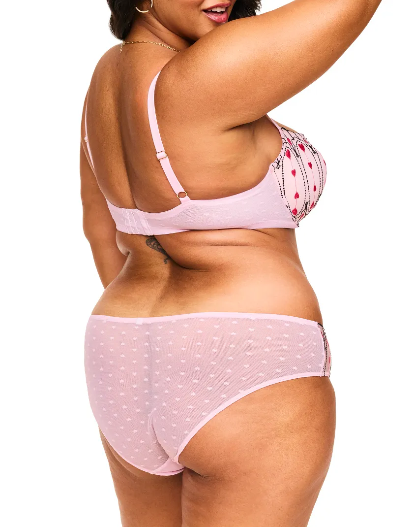 Amorette Light Pink 2 Lightly Lined bra bundle Model 9
