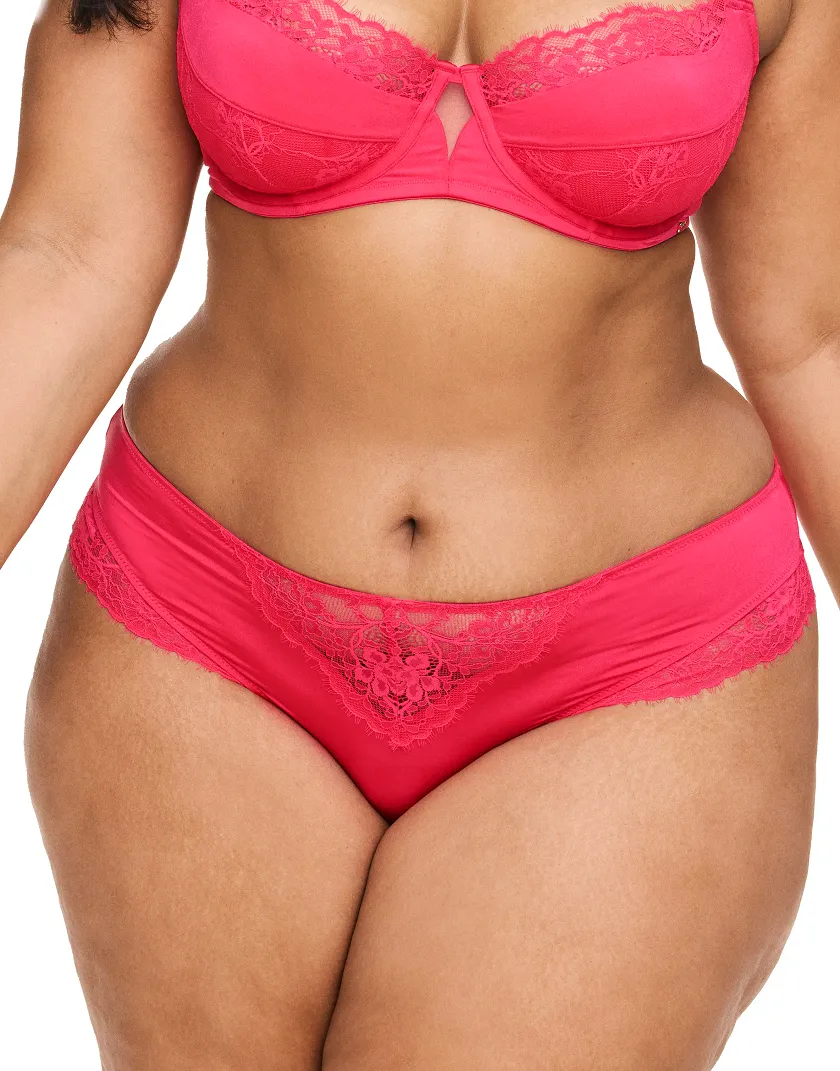 Leigha Dark Pink 2 Contour bra bundle Model 6