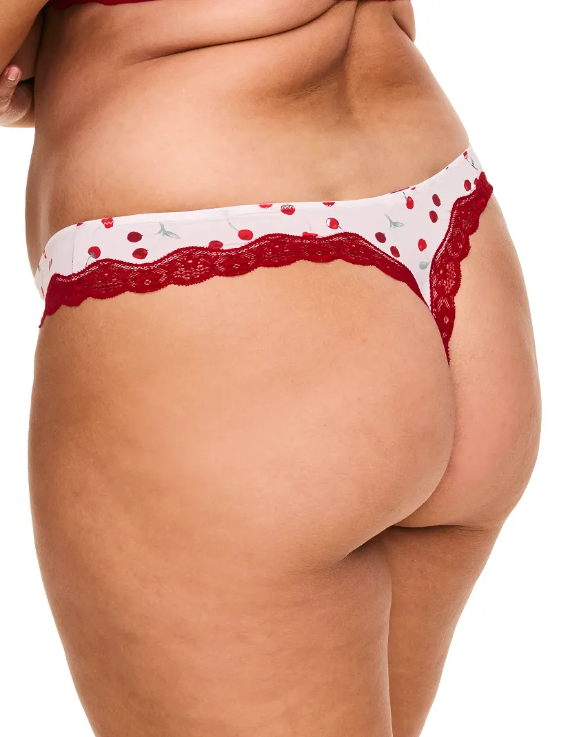 Nare Thong Novelty White 2 panty bundle Model 1