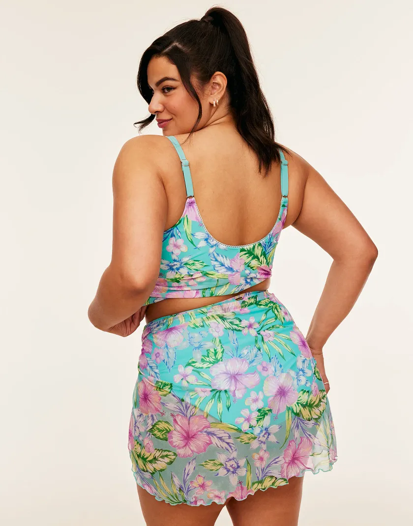 Marseille Tropical Blue 2 Lined swimwear bundle Model 7