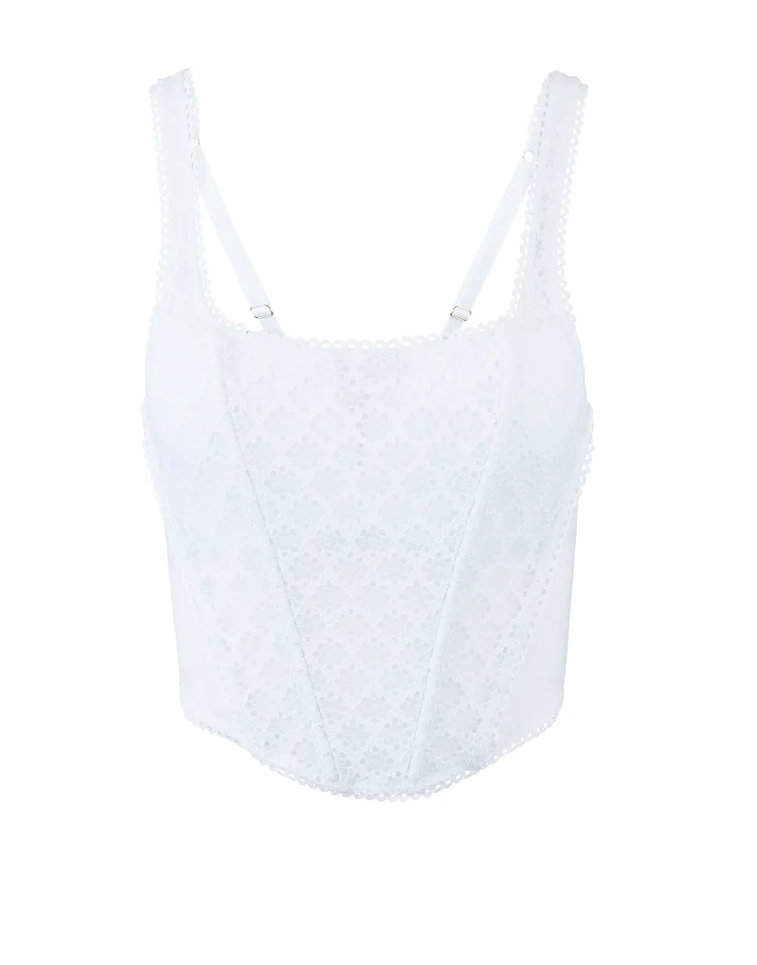 Roxi White 2 Lightly Lined corset bundle Still 2