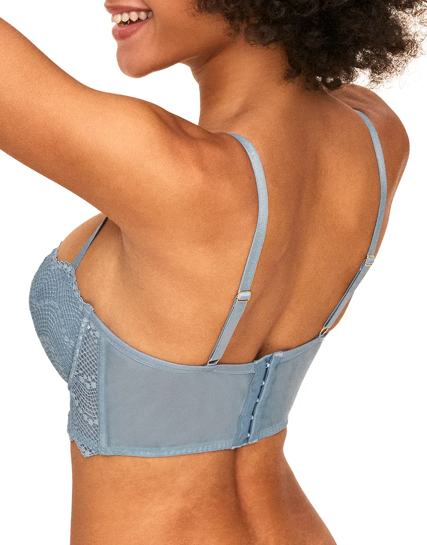 Margaritte Medium Blue 2 Push Up bra bundle Model 2