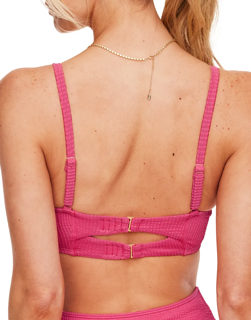 Rachelle Dark Pink 2 Contour swimwear bundle Model 3