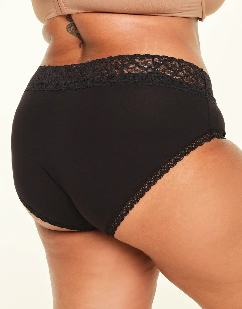Miley C1 Hipster Black Plus panty bundle Model 2