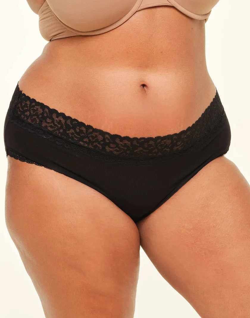 Miley C1 Hipster Black Plus panty bundle Model 5