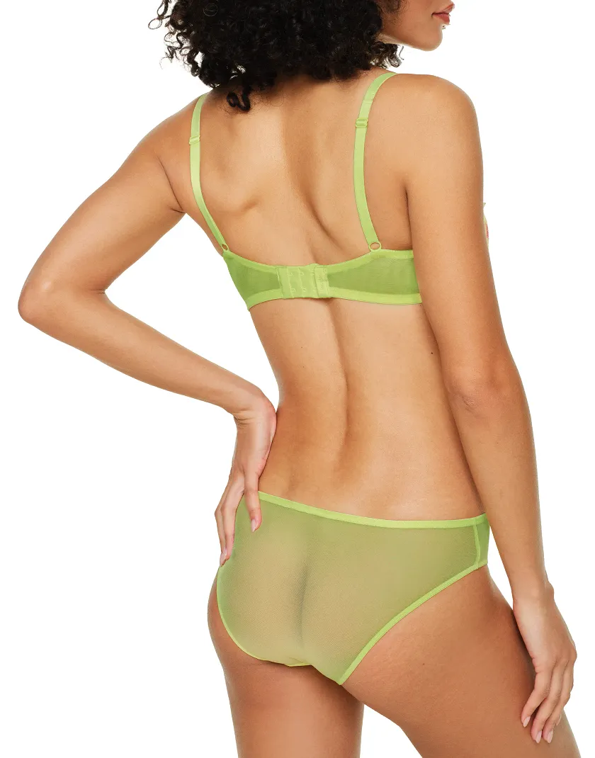 Daphne Floral Green 5 Push Up bra bundle Model 5