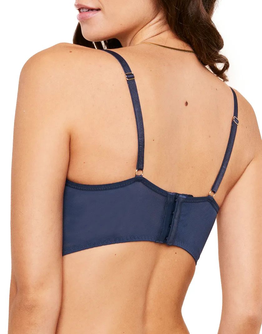 Margaritte Dark Blue 3 Push Up bra bundle Model 2