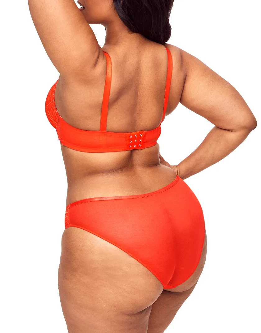 Trezza Bikini Dark Red 4 panty bundle Model 3