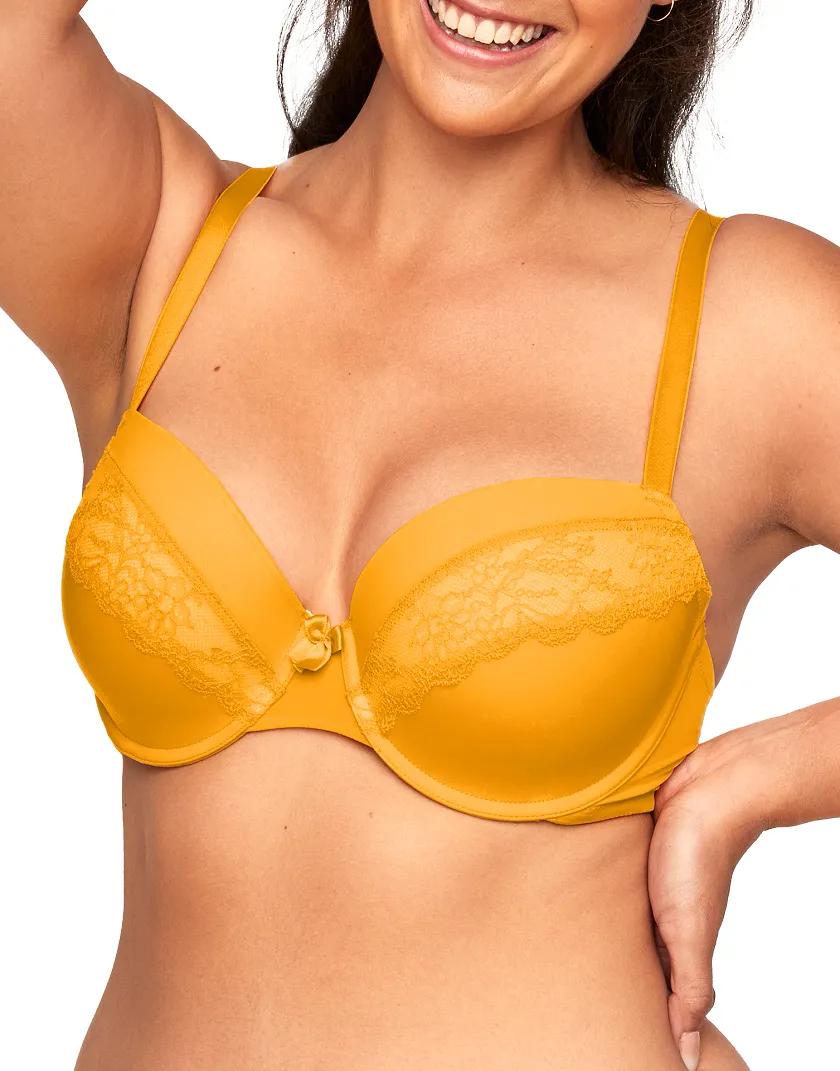 Andrelisa Medium Orange 2 Contour bra bundle Model 1