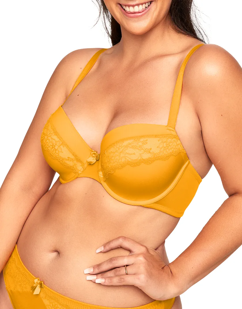 Andrelisa Medium Orange 2 Contour bra bundle Model 4