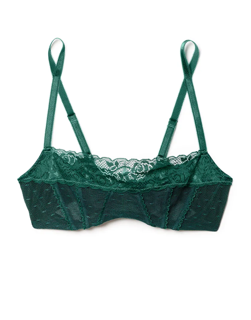 Ellanora Dark Green 2 Unlined bra bundle Still 5