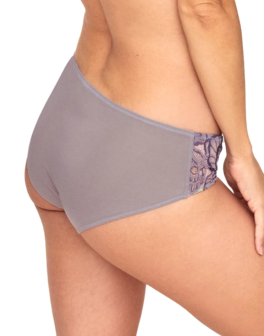 Colete Floral Gray panty bundle Model 2