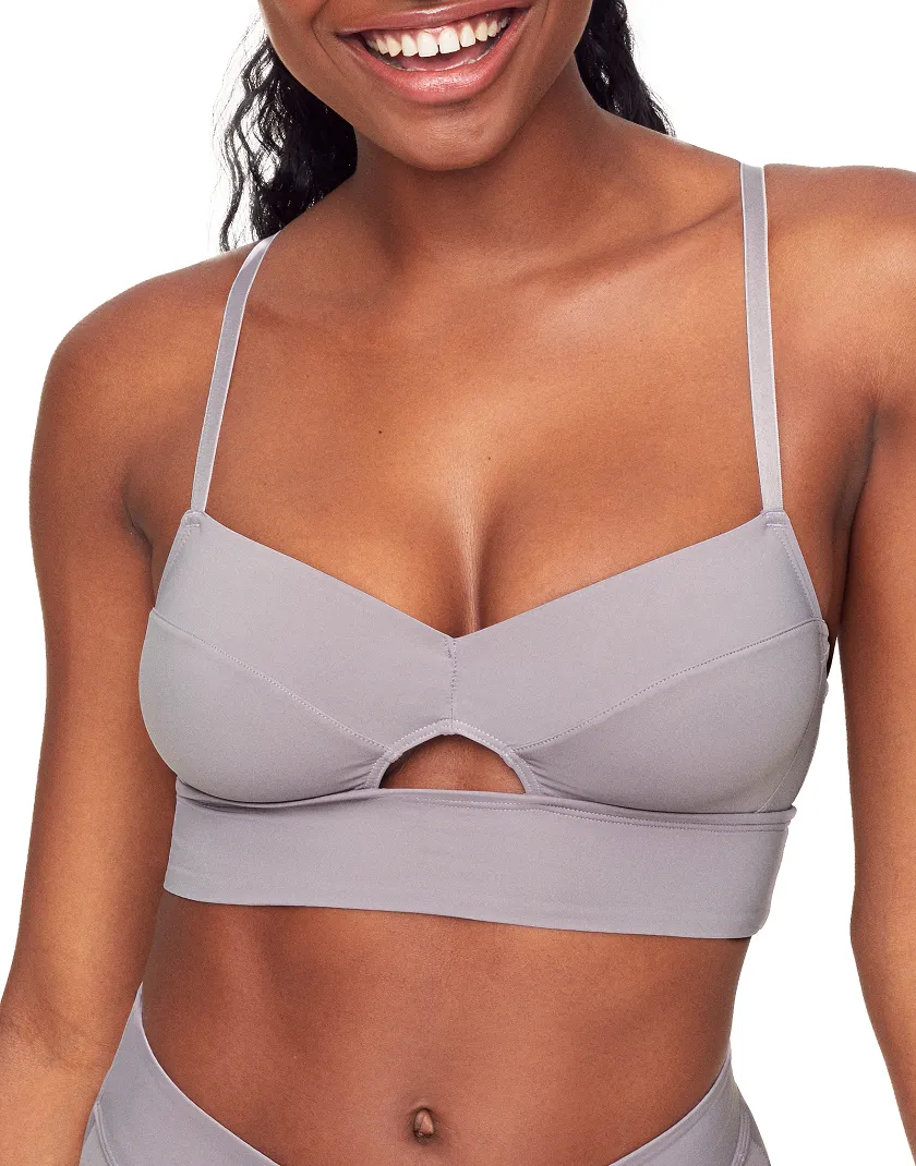 Fatima Dark Gray 4 Unlined bra bundle Model 1