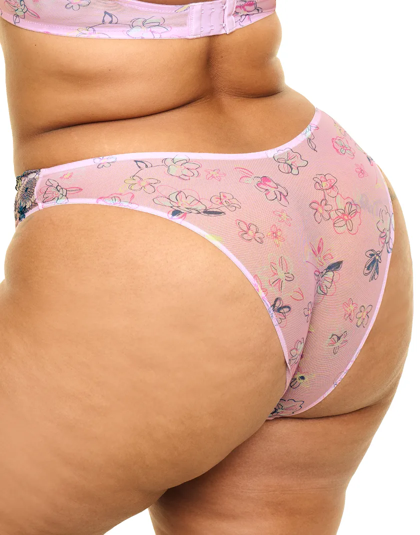 Prisma Floral Pink 2 Contour bra bundle Model 9