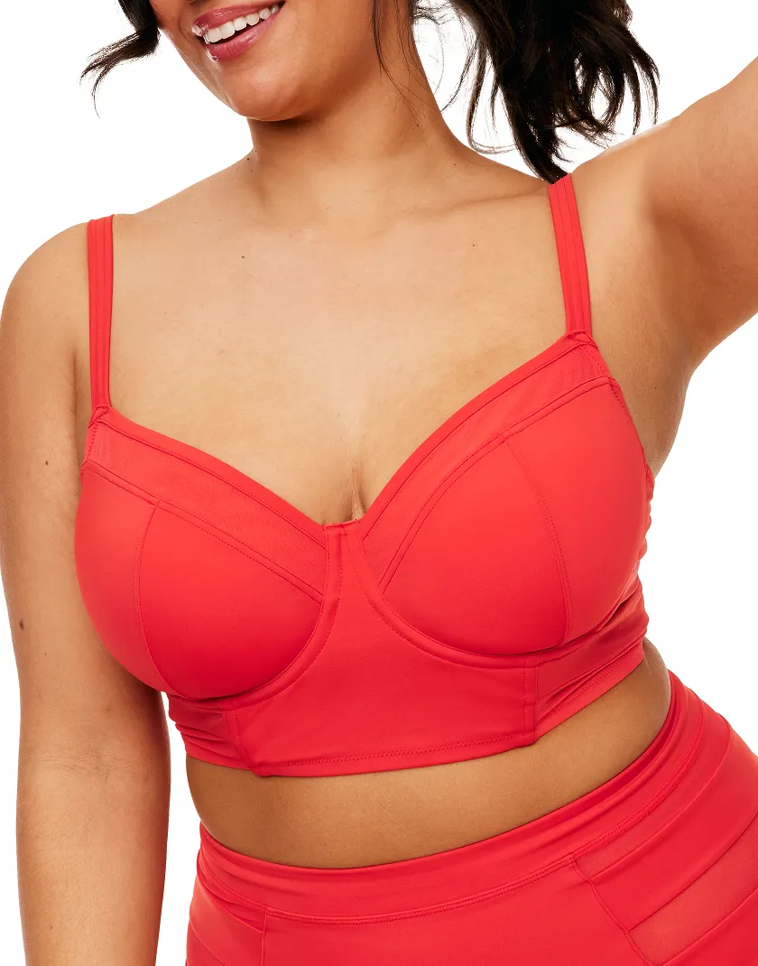 Daeny Dark Red 2 Contour swimwear bundle Model 1