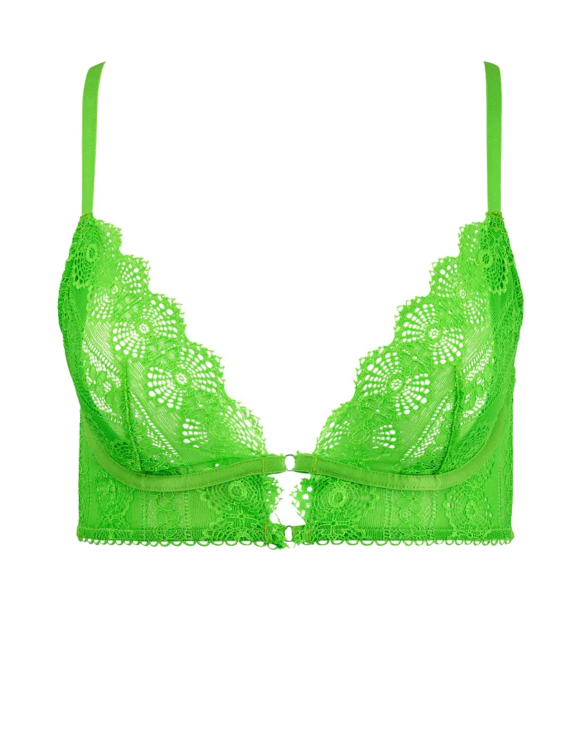 Kinley Medium Green 2 Unlined bra bundle Still 3