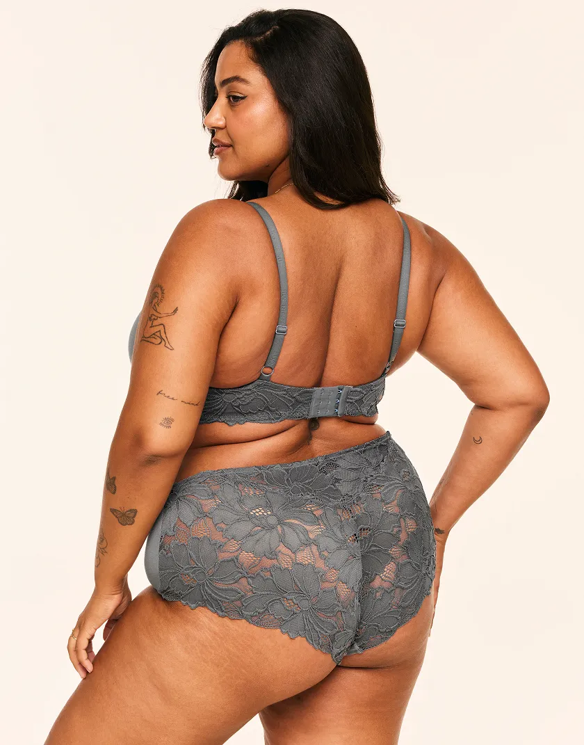 Teagan Dark Gray 2 Contour bra bundle Model 8