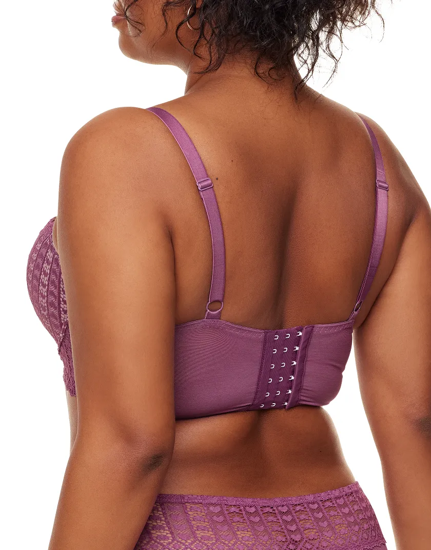 Nymphadora Purple Contour bra bundle Model 4