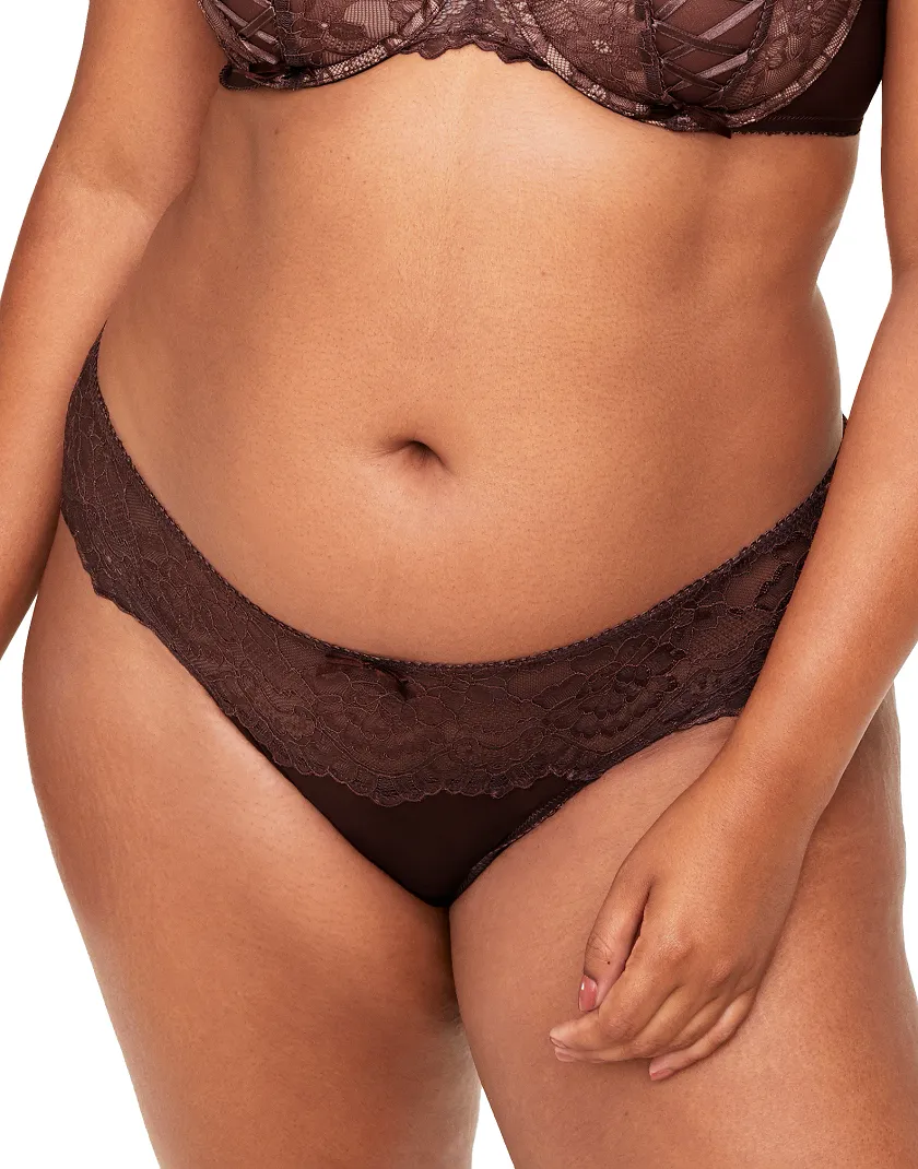 Enny Dark Brown 2 Contour bra bundle Model 5