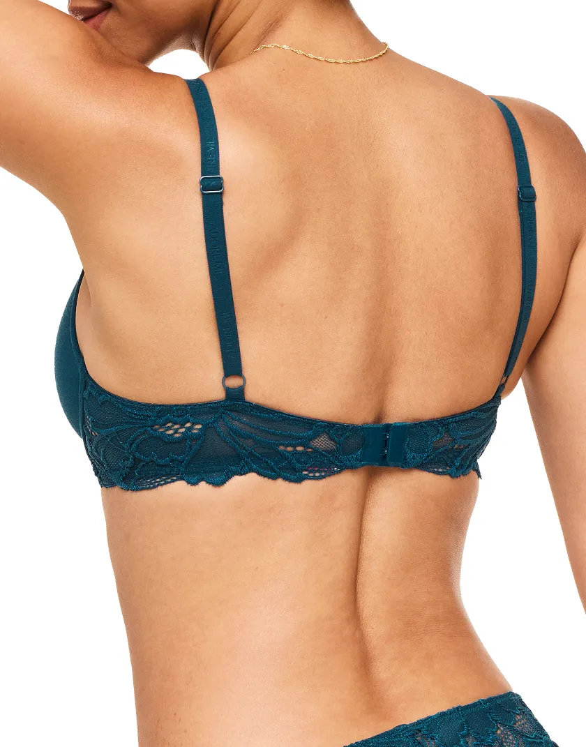 Teagan Dark Green 2 Contour bra bundle Model 3