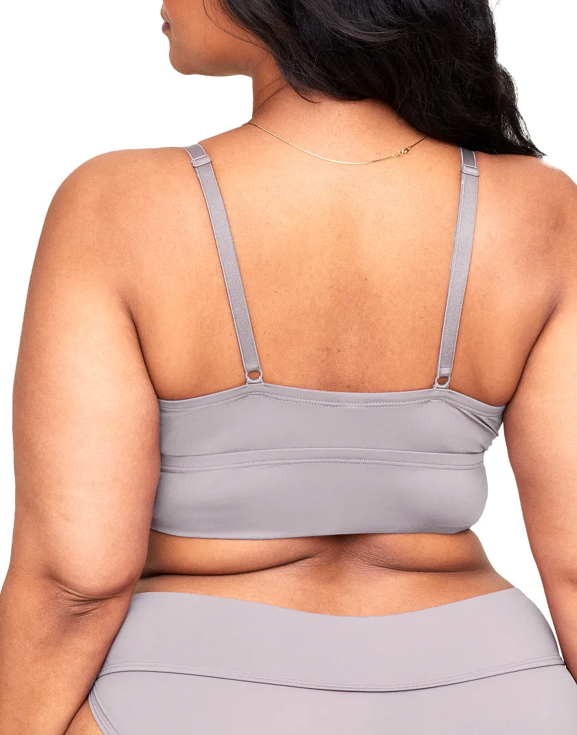 Fatima Dark Gray 4 Unlined bra bundle Model 8