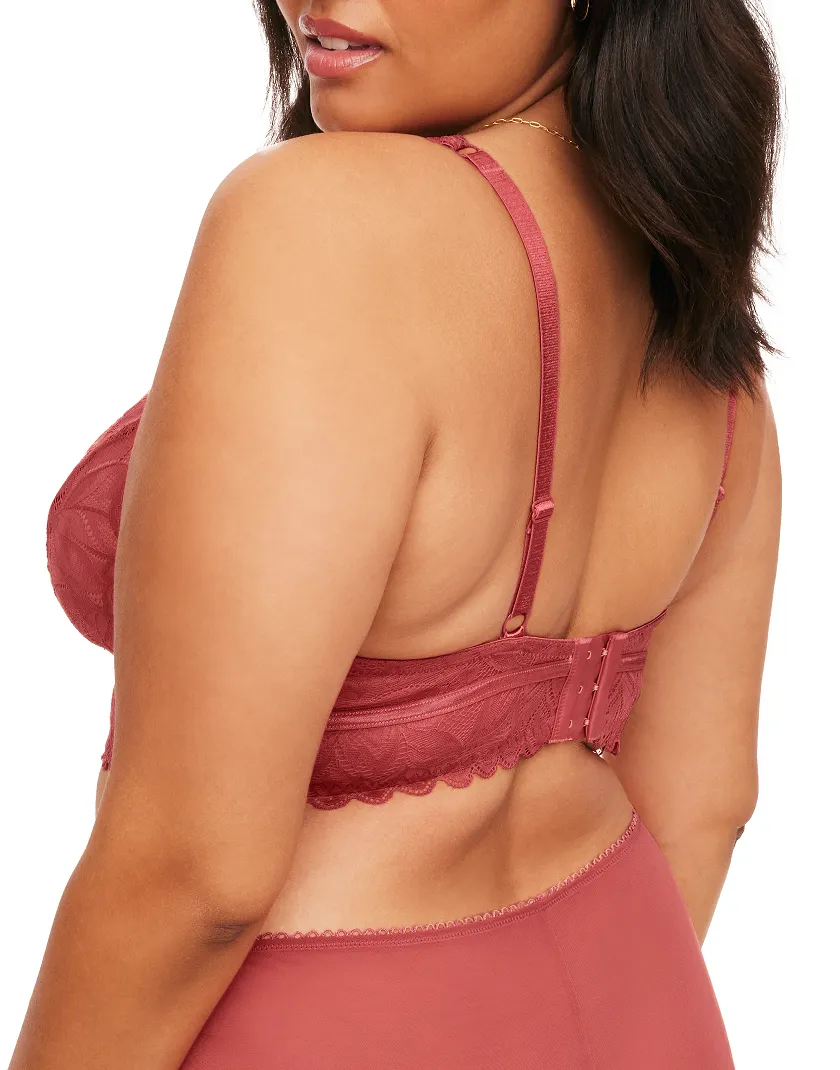 Alessa Dark Orange 2 Unlined bra bundle Model 3