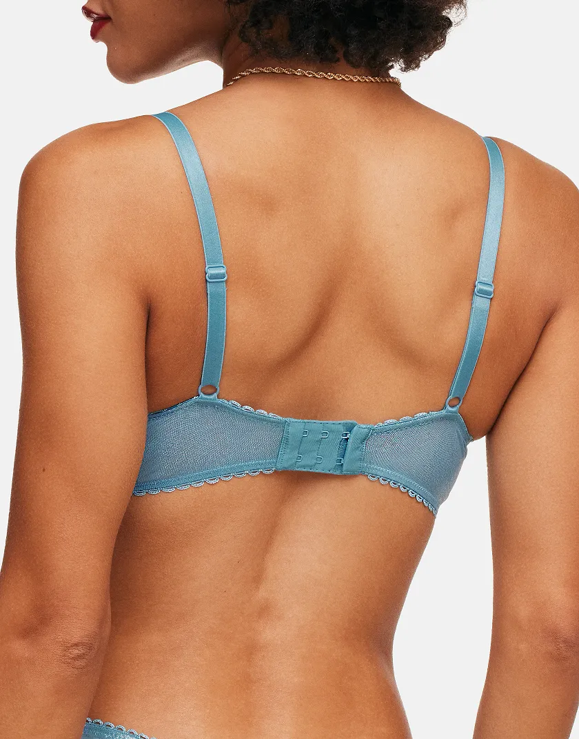 Alyshia Novelty Blue 4 Unlined bra bundle Model 3