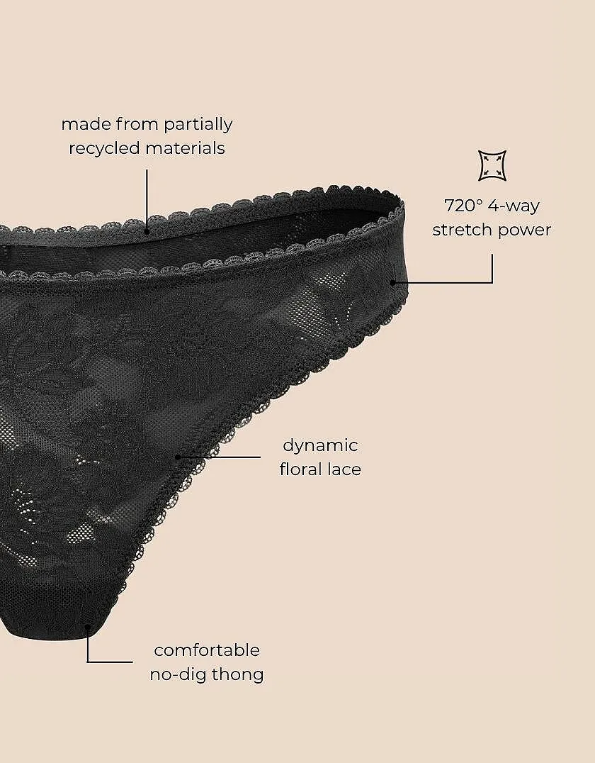 Delany Thong Black panty bundle Still 7