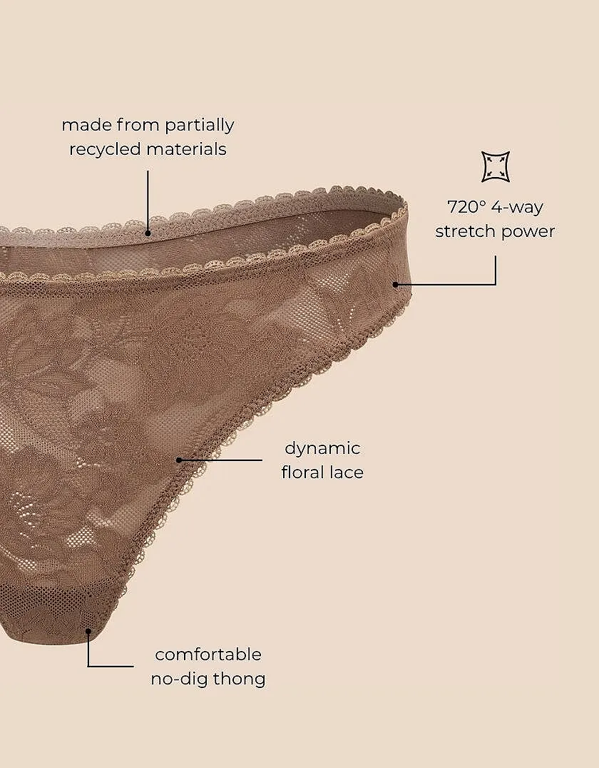 Delany Thong Medium Beige panty bundle Still 6