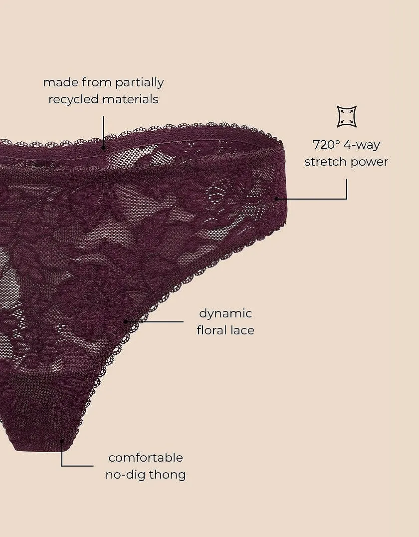 Delany Thong Dark Purple panty bundle Still 7