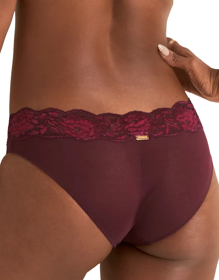Jaya Bikini Dark Purple panty bundle Model 2