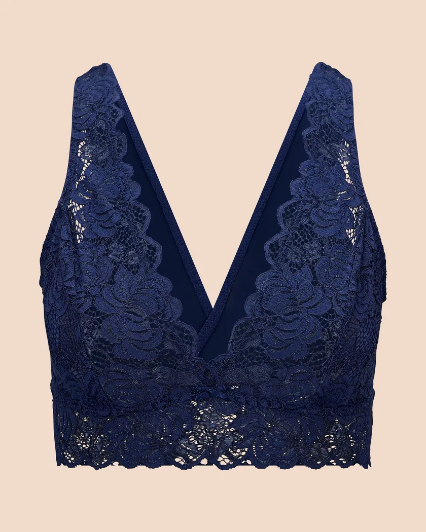 Livi Dark Blue 2 Unlined bra bundle Still 5