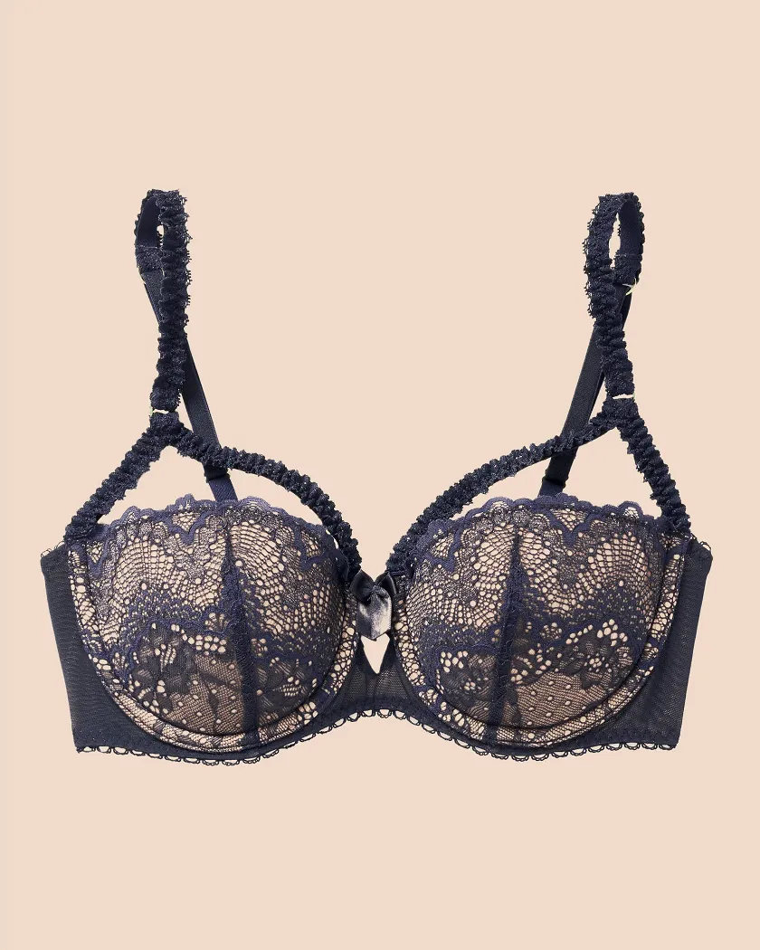 Kimmy Dark Blue 3 Push Up bra bundle Still 2
