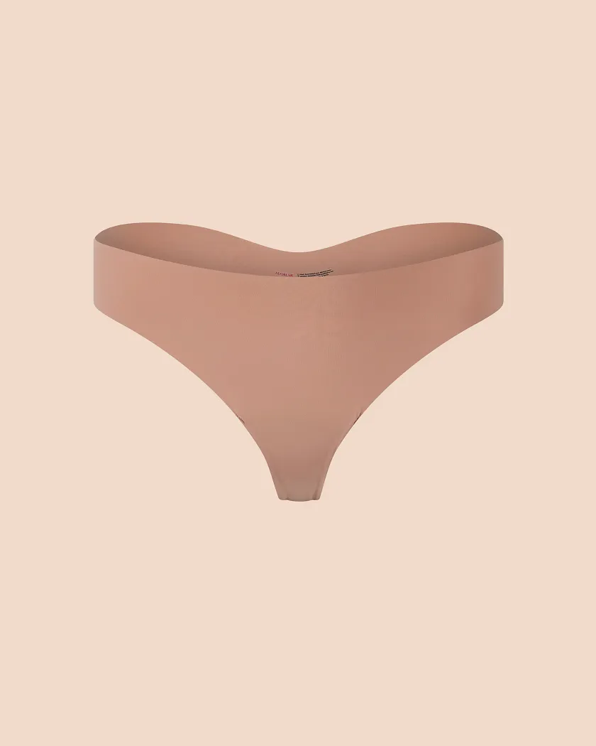 Francie D1 Thong Medium Beige panty bundle Still 3