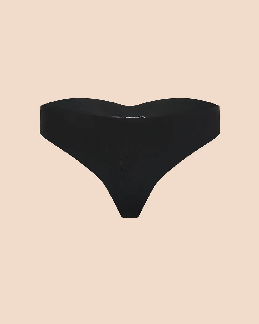 Francie D1 Thong Black panty bundle Still 3
