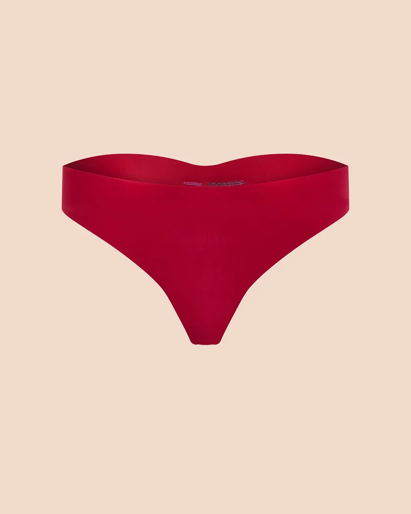 Francie D1 Thong Dark Red panty bundle Still 2