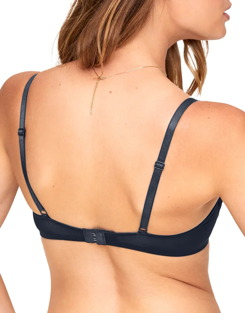 Abella Dark Blue 2 Unlined bra bundle Model 2