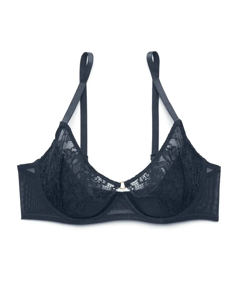 Abella Dark Blue 2 Unlined bra bundle Still 3