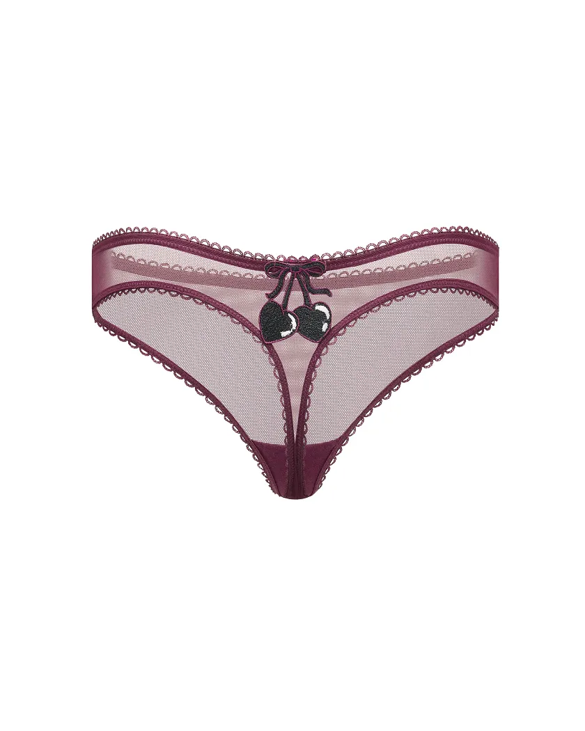 Alyshia Thong Dark Purple panty bundle Still 4