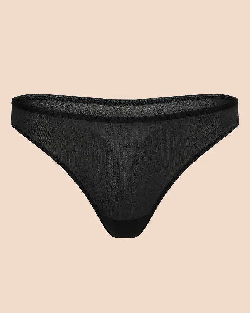 Hariette B1 Thong Black panty bundle Still 3