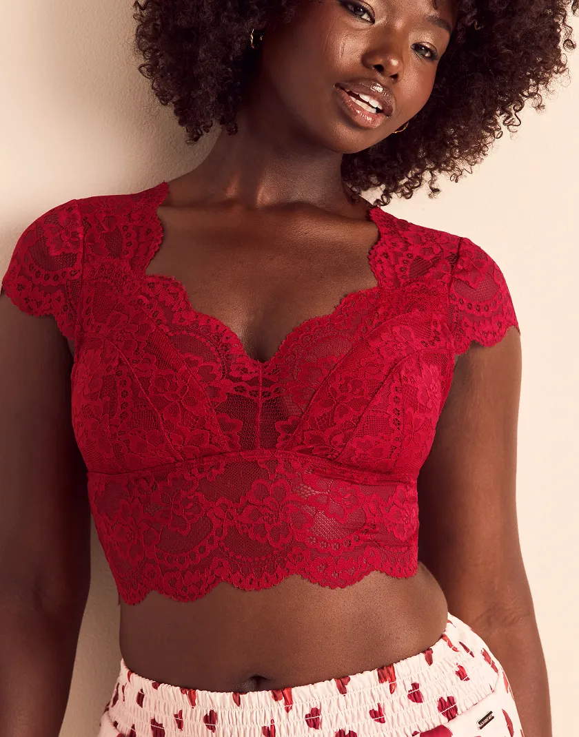 Finola B1 Dark Red lounge bundle Model 4