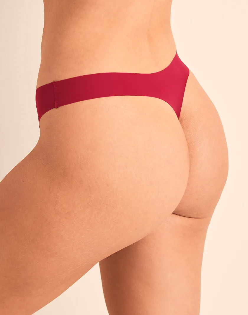 Francie D1 Thong Dark Red panty bundle Model 3
