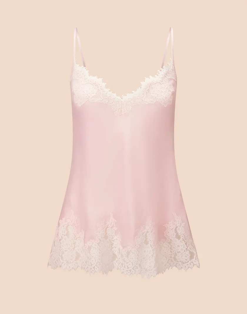 Vegan Silk Cami Light Pink sleepwear bundle Still 2