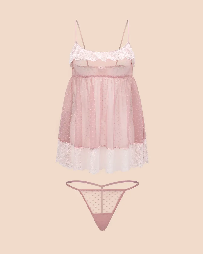 Audrey Medium Beige Unlined lingerie bundle Still 2
