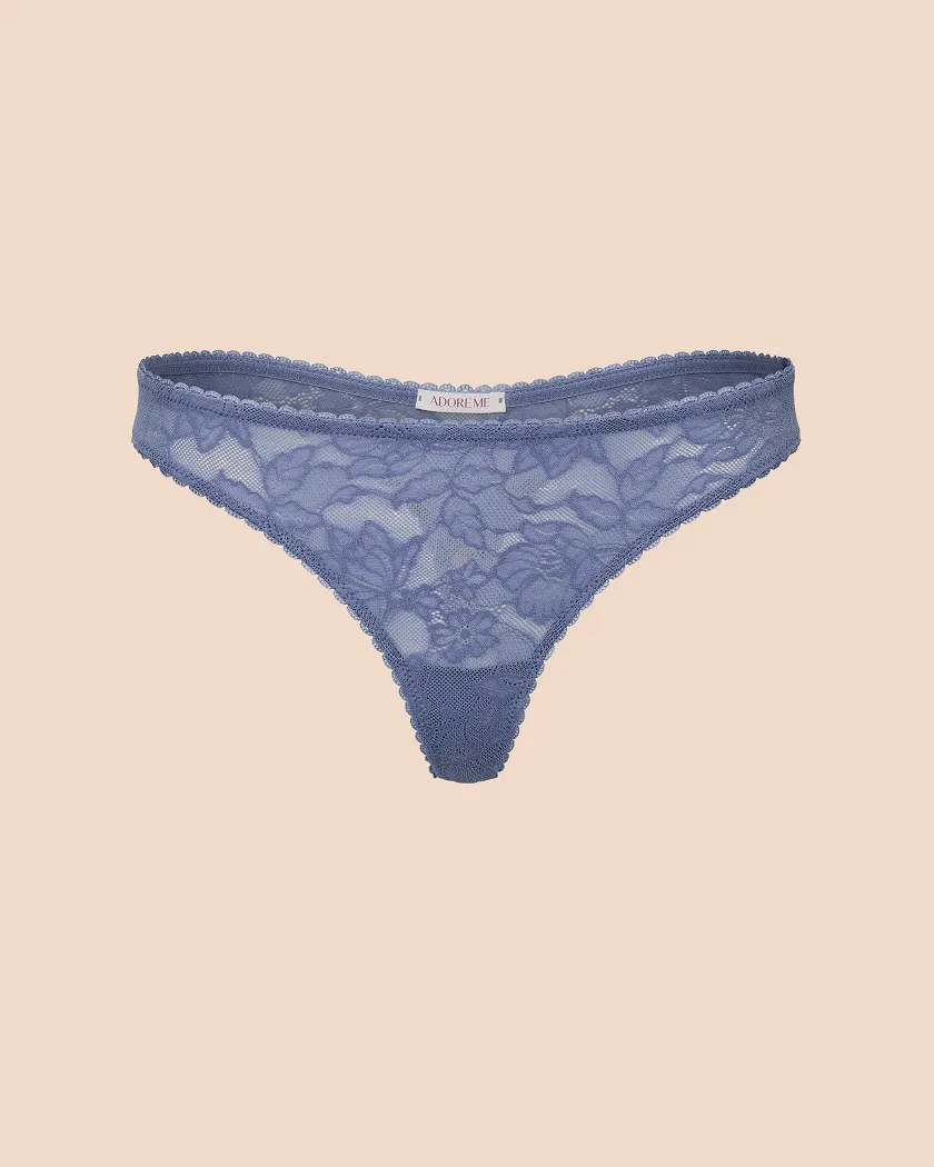 Delany B1 Thong Medium Blue panty bundle Still 2