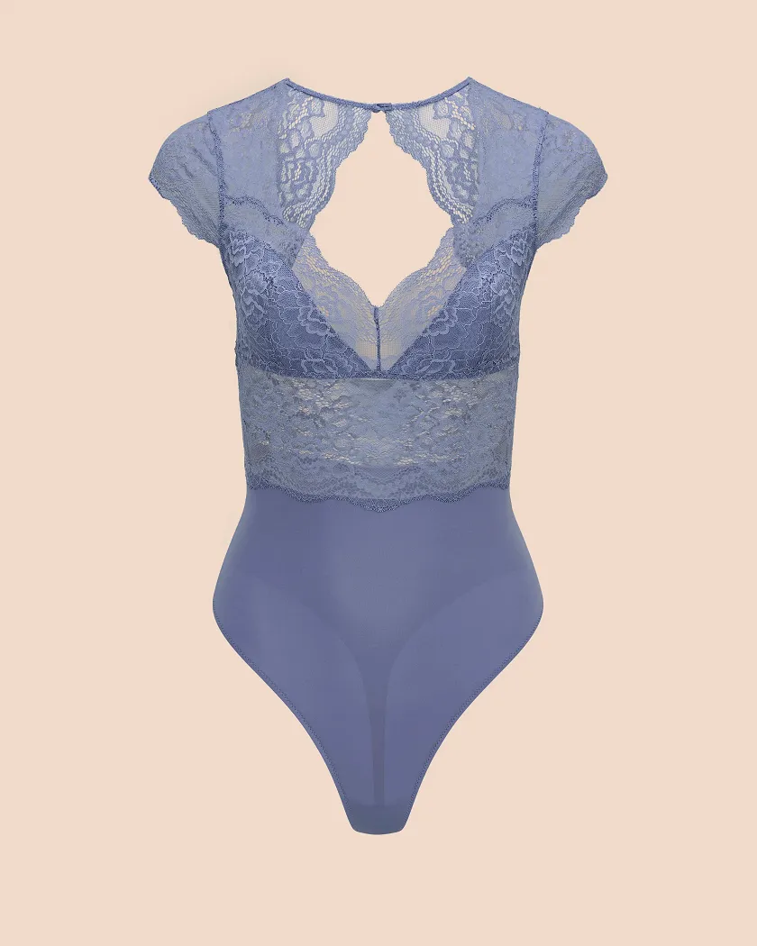 Meave Medium Blue Lined lingerie bundle Still 2