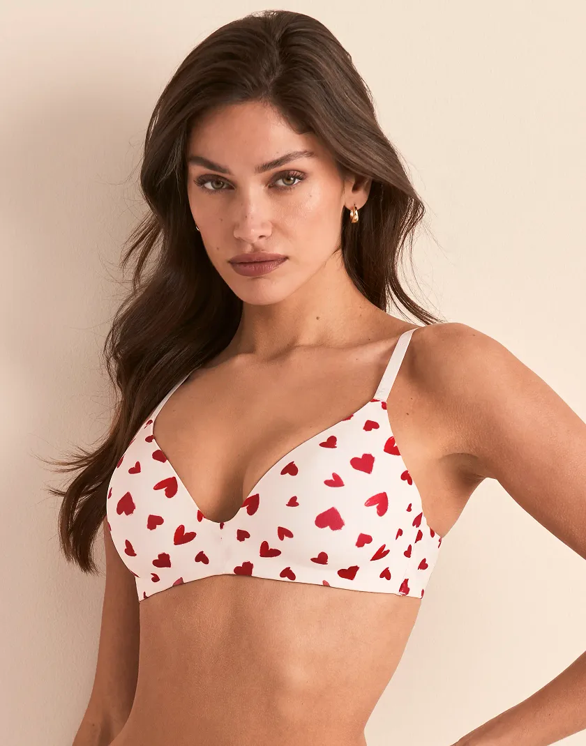 Valory Heart Pink Contour bra bundle Model 4