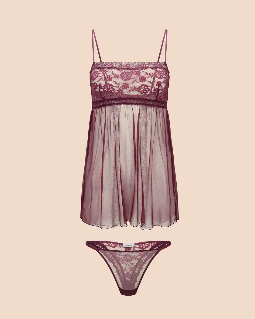 Collie Dark Purple Unlined lingerie bundle Still 3