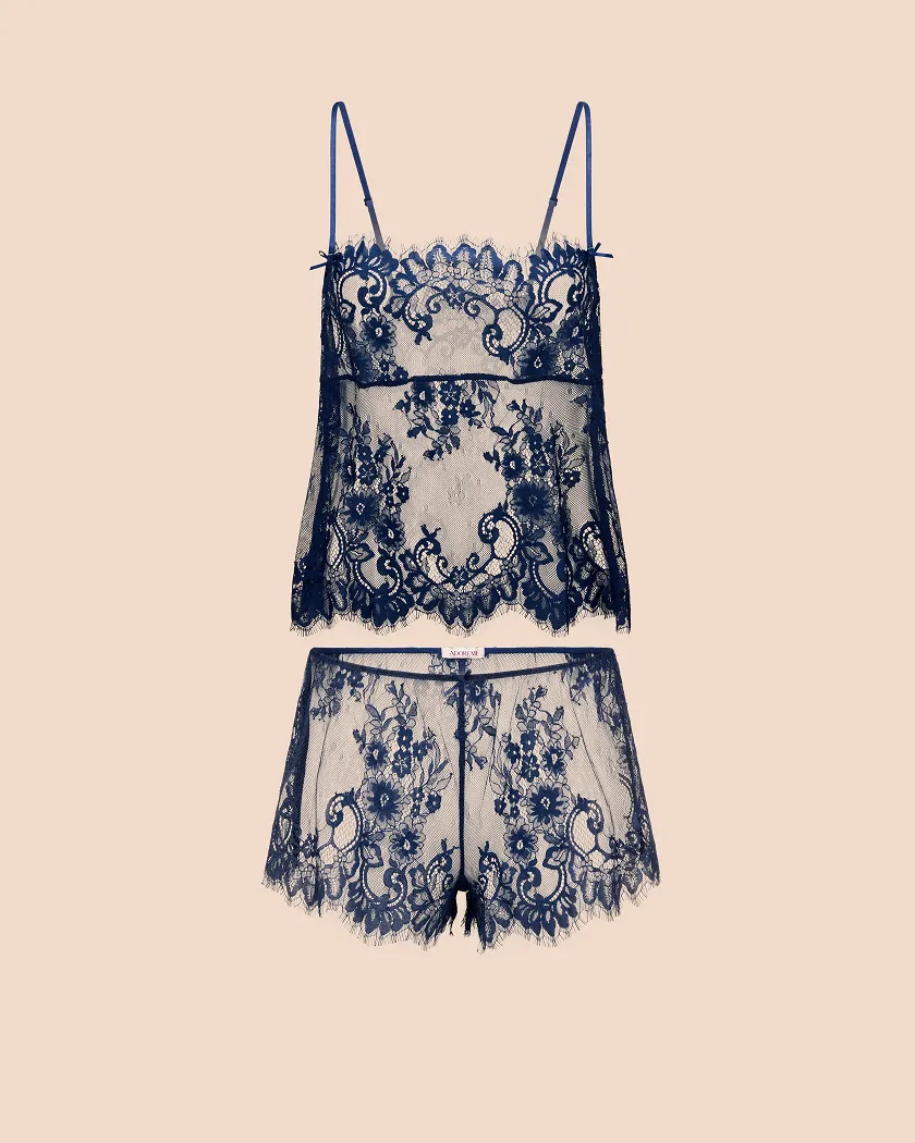 Hopie Dark Blue Unlined lingerie bundle Still 2